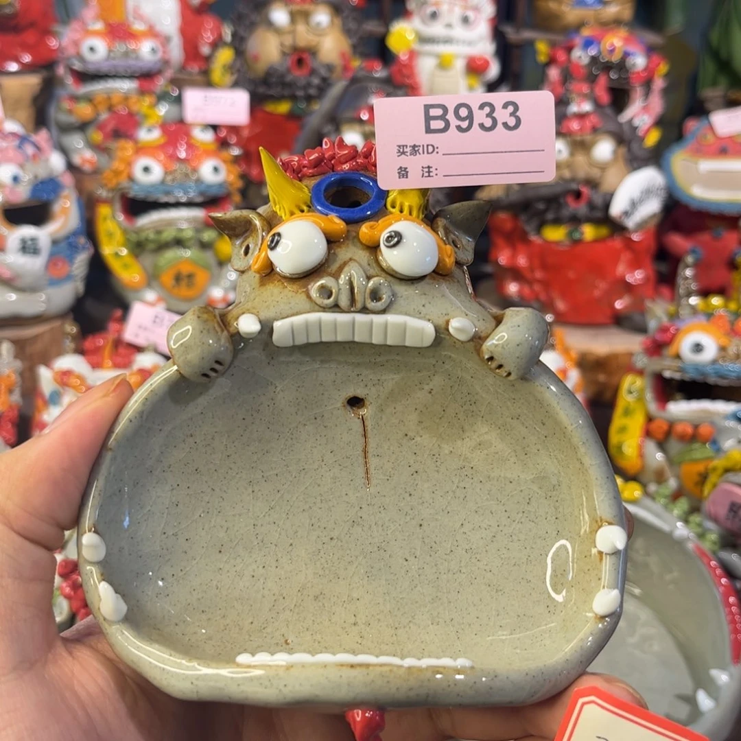 泥塑纯手工茶宠摆件