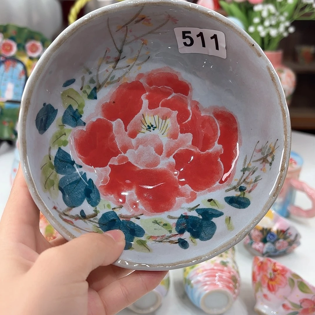 景德镇手绘高温釉下彩陶瓷茶具