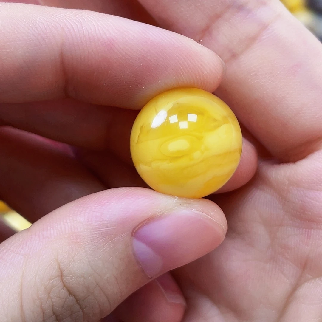 未镶嵌琥珀珠宝奇石16.6mm焦皮溶洞妖花 瑕