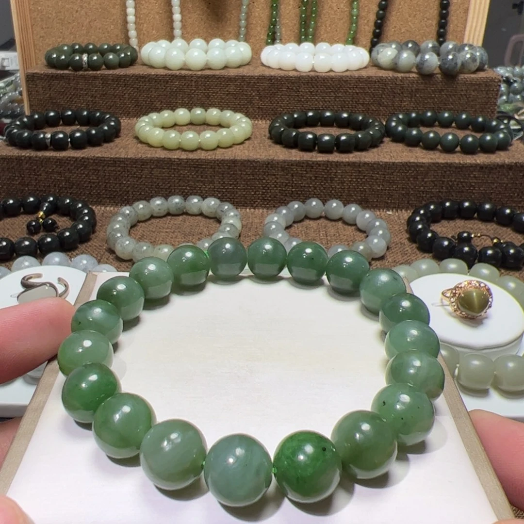 和田玉未镶嵌手链