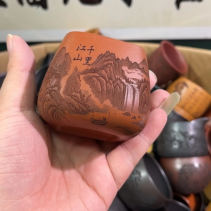 茶杯紫砂全手工紫砂主人杯