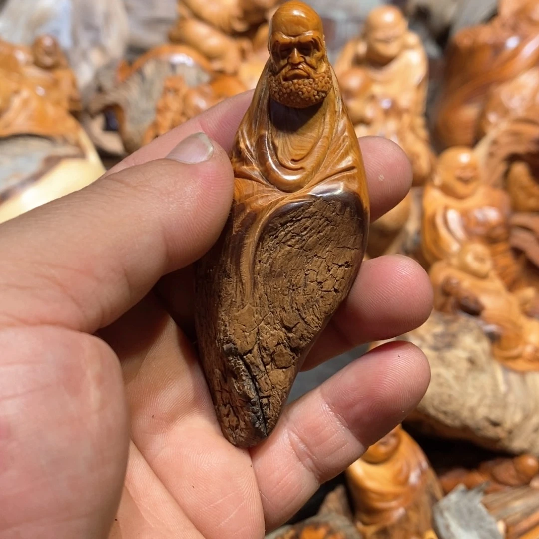 柏木崖柏根雕摆件