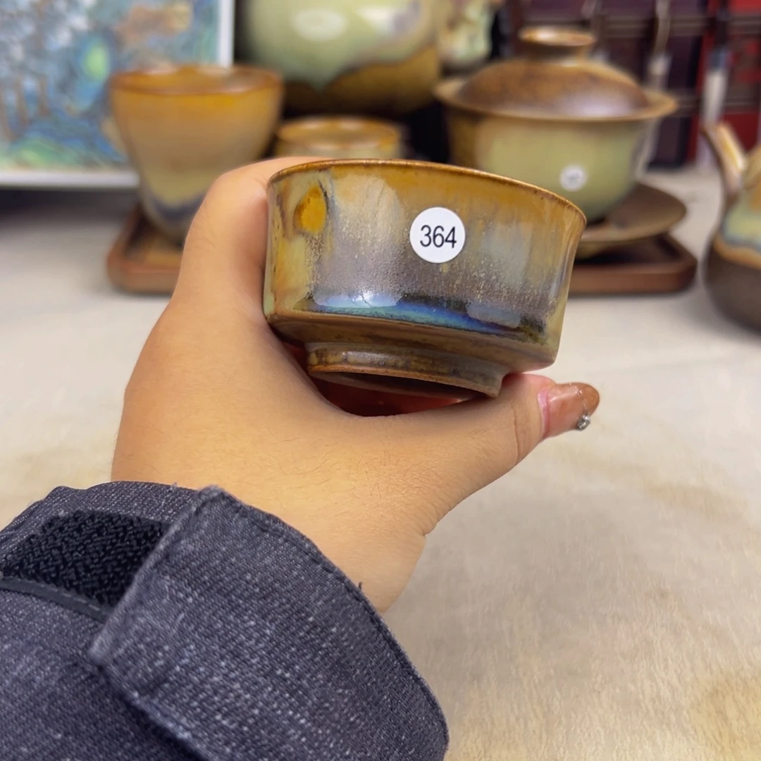 杯纯手工柴烧主人杯