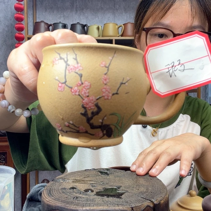 茶杯紫砂原矿紫砂杯