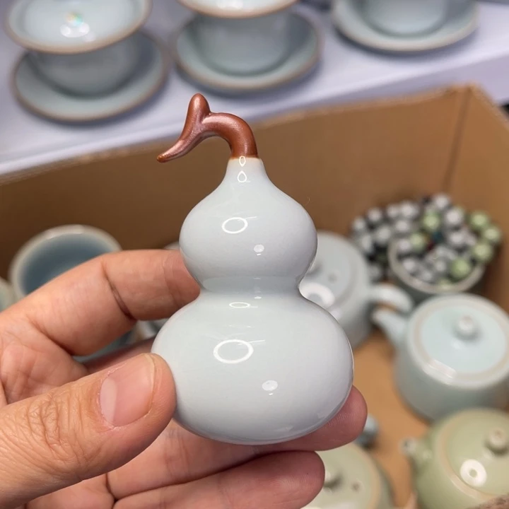 汝州原矿原釉微瑕茶宠