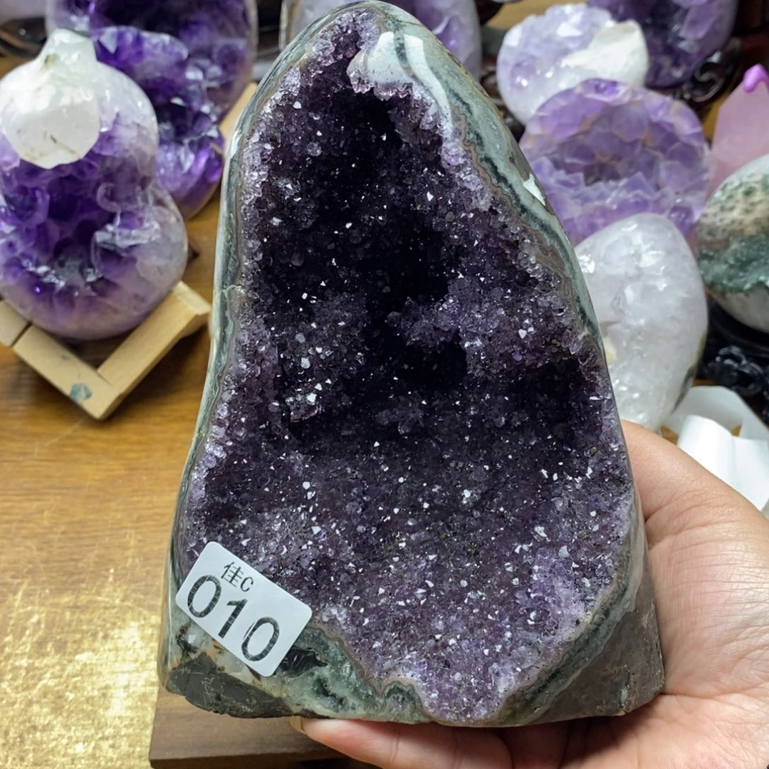 未镶嵌大型摆件（非配饰）紫晶小*婷