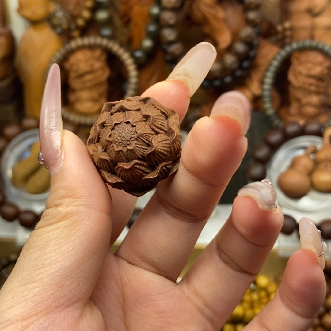 檀香木手串/手链迈索尔老山檀香小莲花奶香