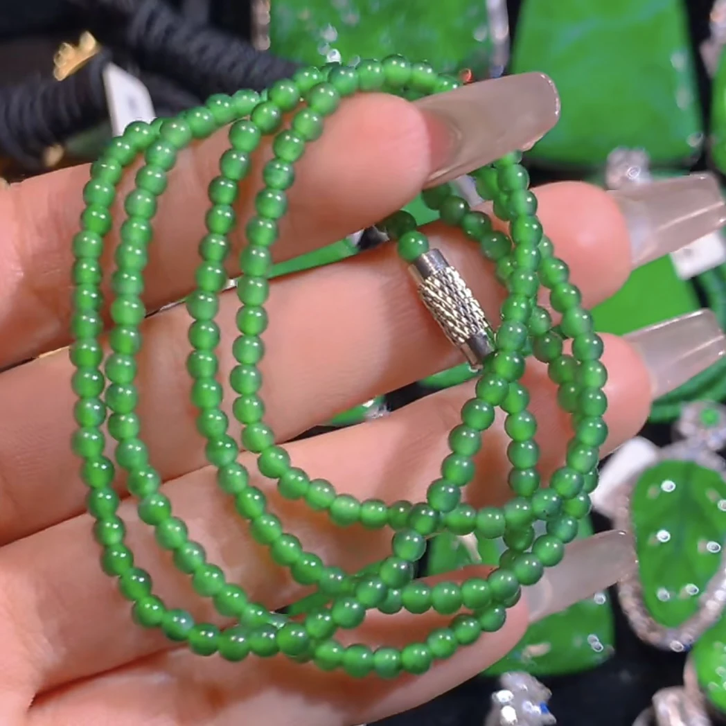 天然翡翠A货吊坠