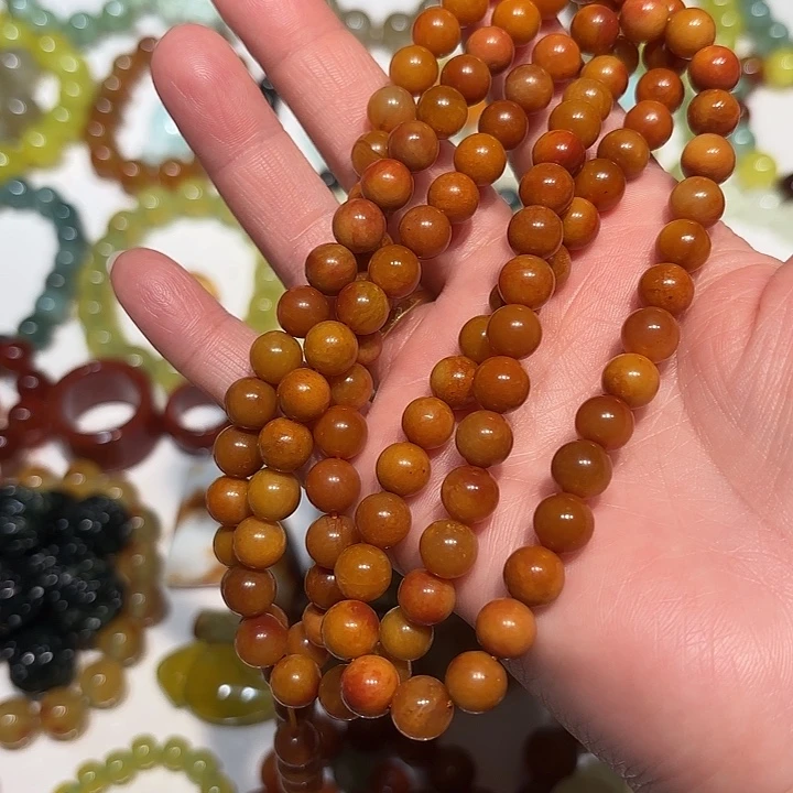 蛇纹石玉未镶嵌手串