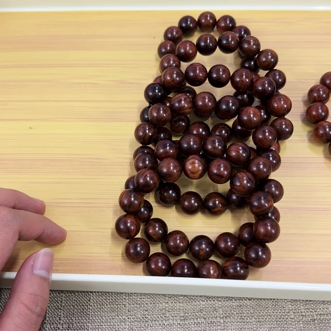 手串/手链黄花梨/降香黄檀15mm圆珠老料