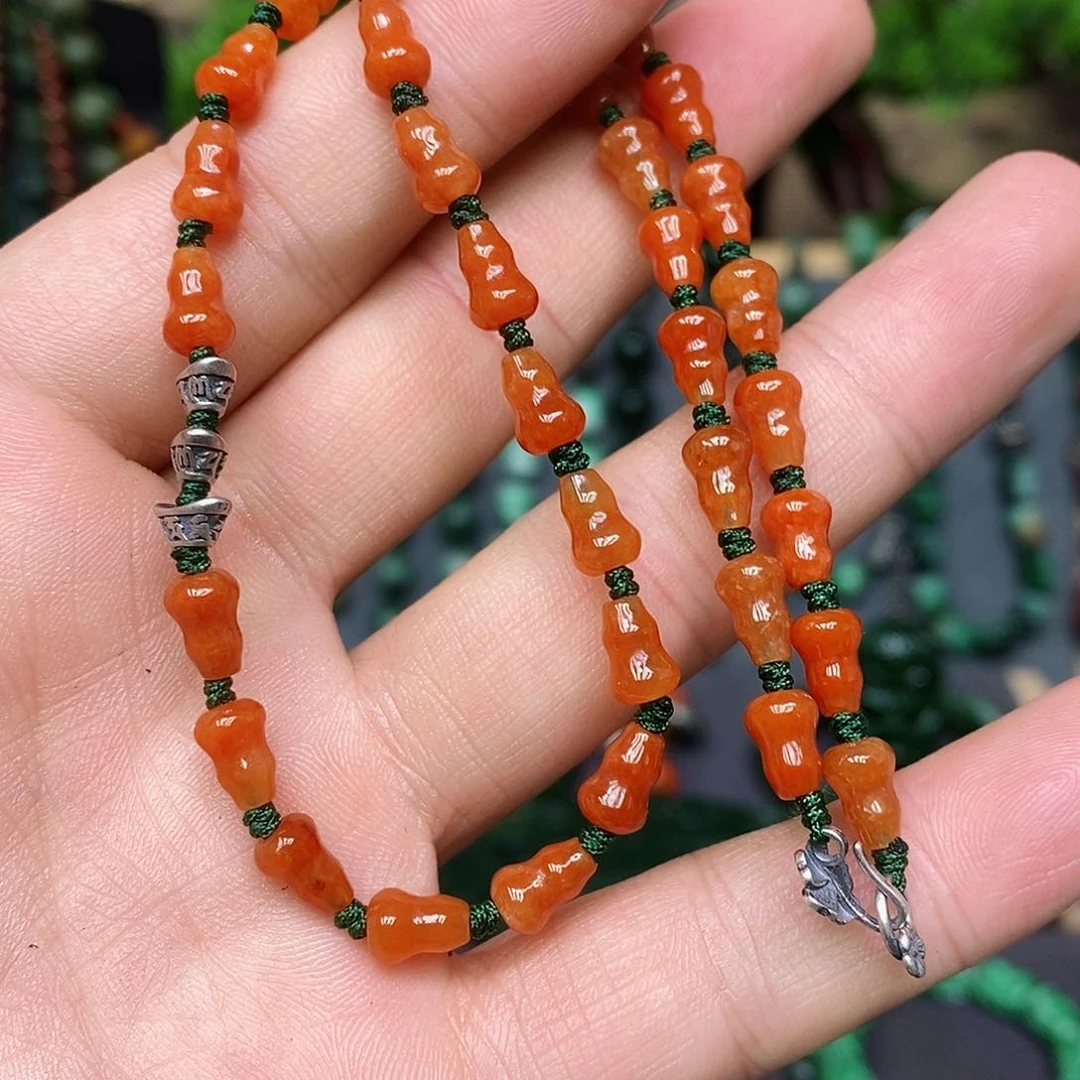 翡翠颈饰银S925镶嵌M*姐漂亮美眉