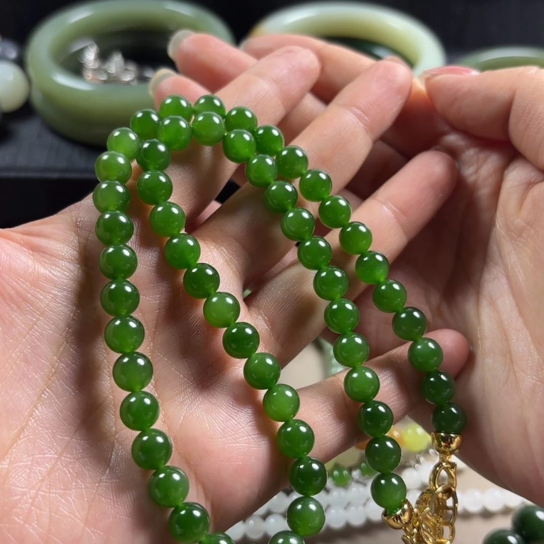 颈饰未镶嵌和田玉卡7.6项链