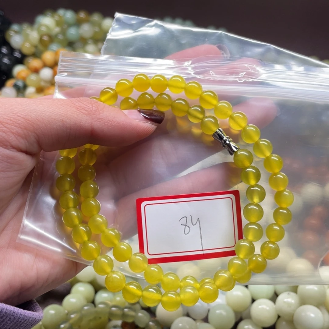 蛇纹石玉未镶嵌手串