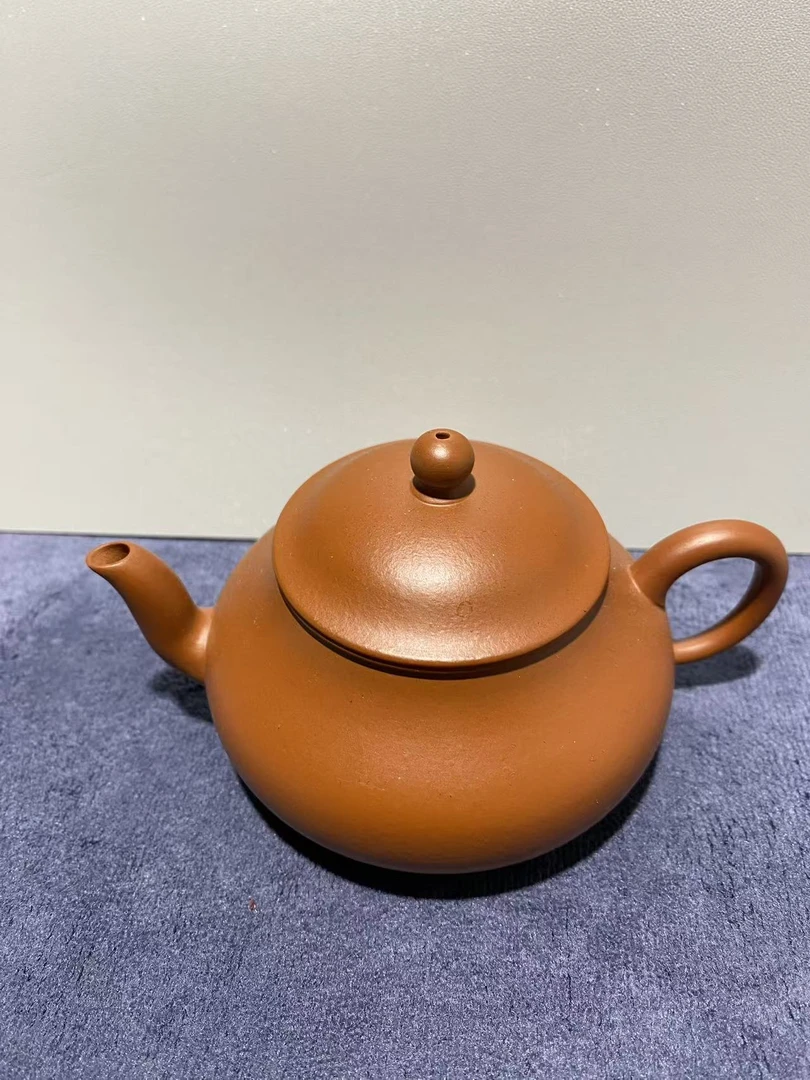 君德150cc超薄胎原矿朱泥宜兴原矿紫砂手工紫砂壶