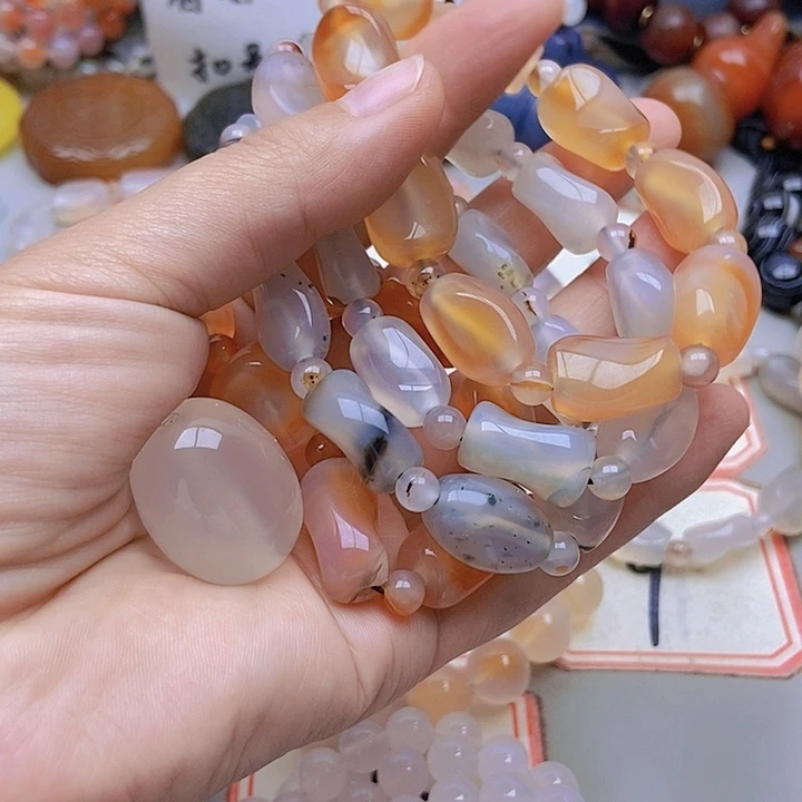 【闪购商品】未镶嵌玛瑙/玉髓珠宝半成品你*人