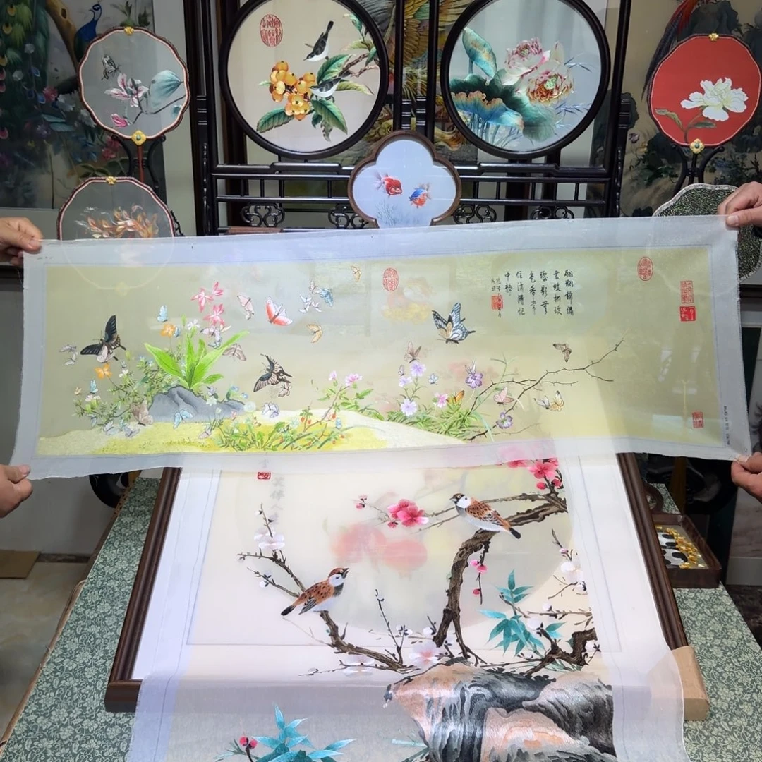 刺绣手工苏绣工艺制作技艺精湛