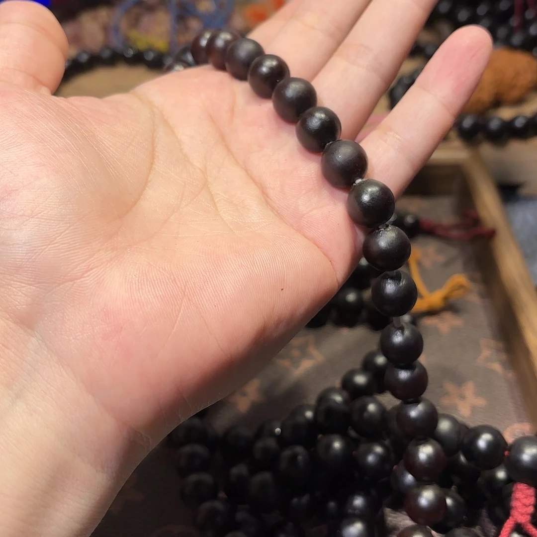 ****者草珠菩提吊坠手持