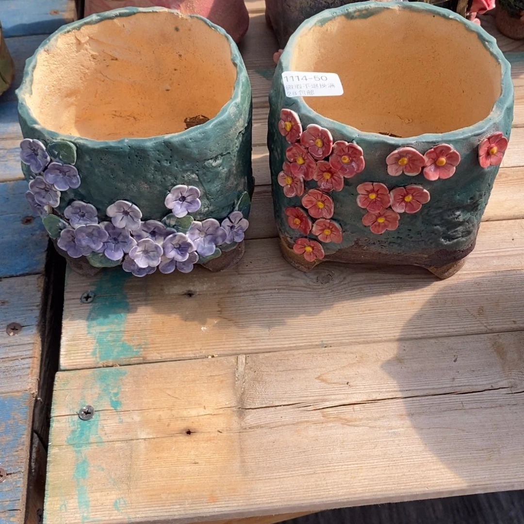 顾***说50号多肉盆两个组合