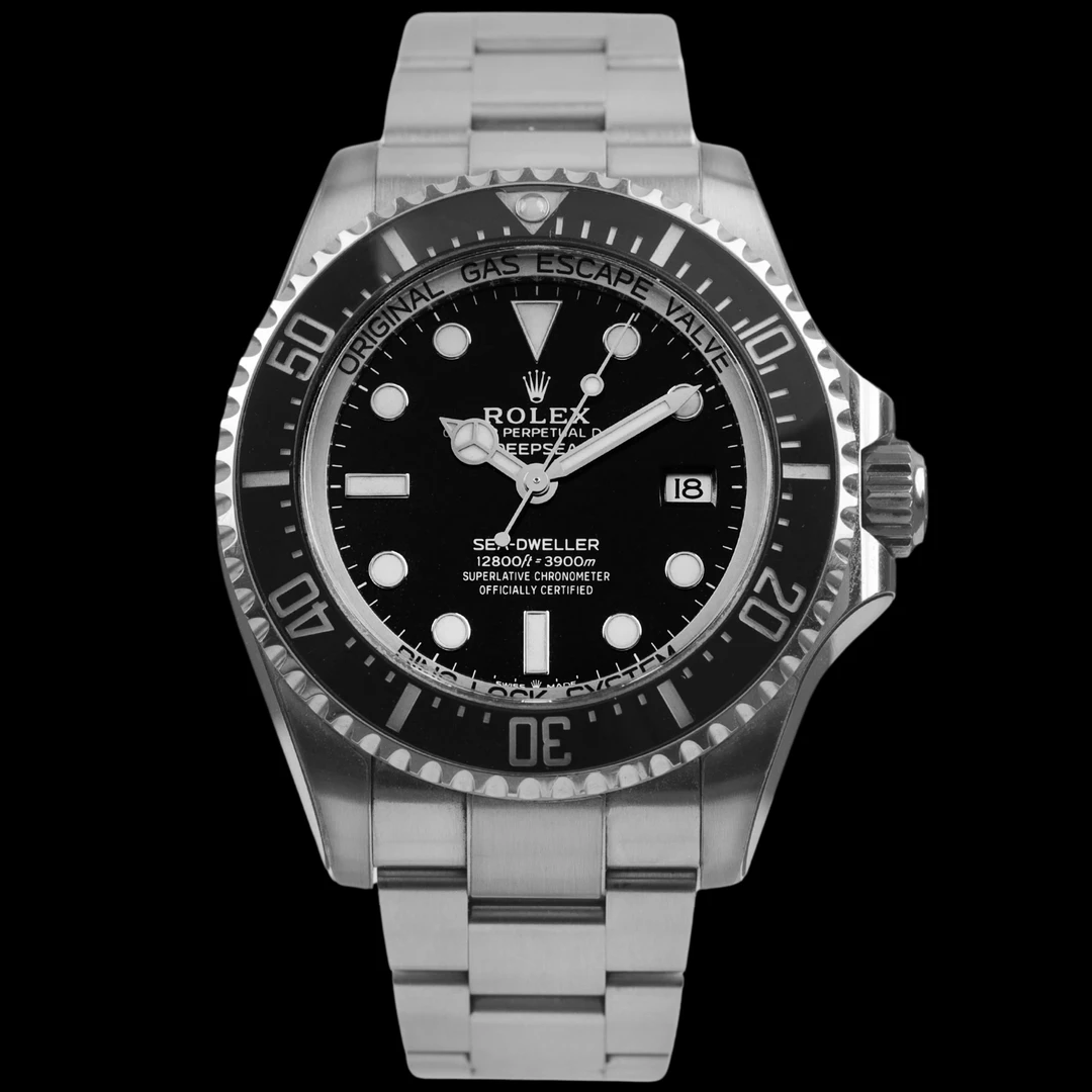 95新 Rolex/劳力士 男表深潜型系列136660鬼王 44mm 全套