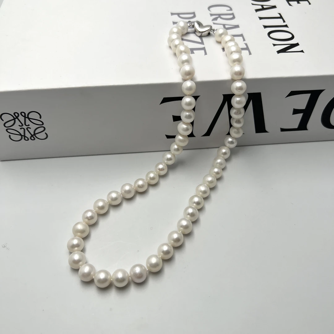 【短发七七】淡水无核珍珠项链8-9mm