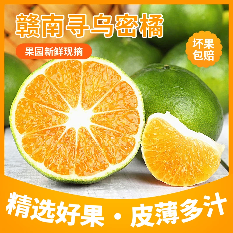 正宗江西寻乌蜜桔青橘 甜橘子桔子时令新鲜水果 源头直发