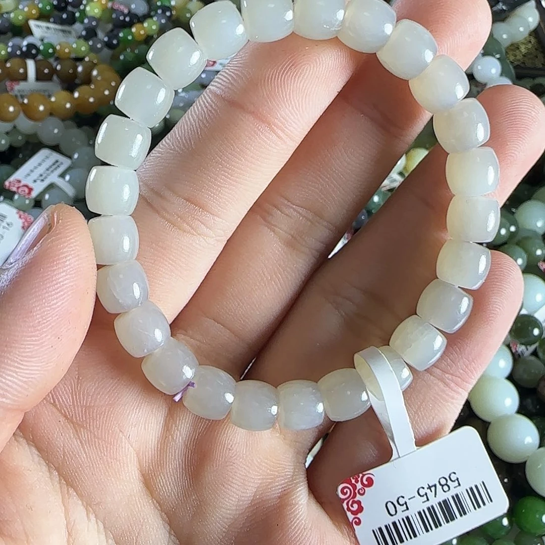 和田玉手链未镶嵌61