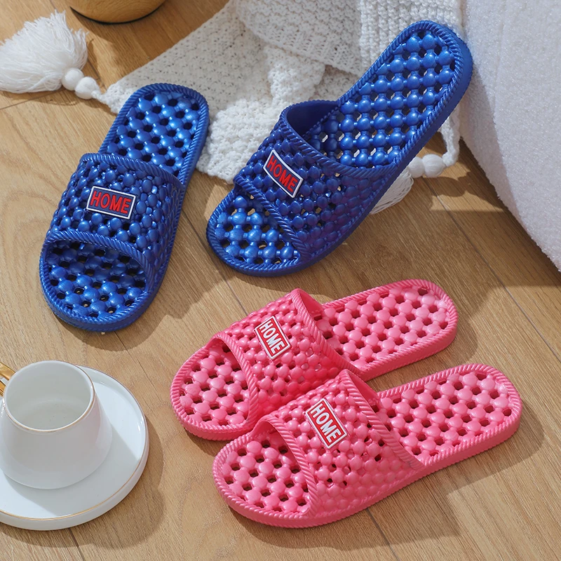 拖鞋男夏季居家用室内浴室洗澡情侣凉拖女漏水防滑软底速干一字拖