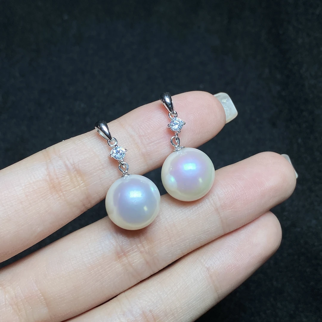 【小北严选】S925银淡水珍珠吊坠约12mm+【多样性发一件】-AH74X486