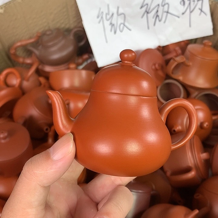 原矿朱泥茶壶茶具家用120