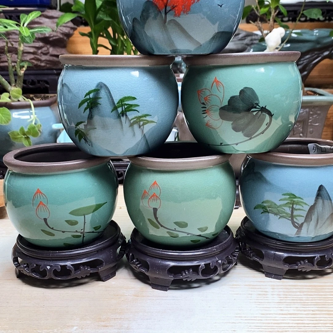 花盆紫砂陶瓷艺术