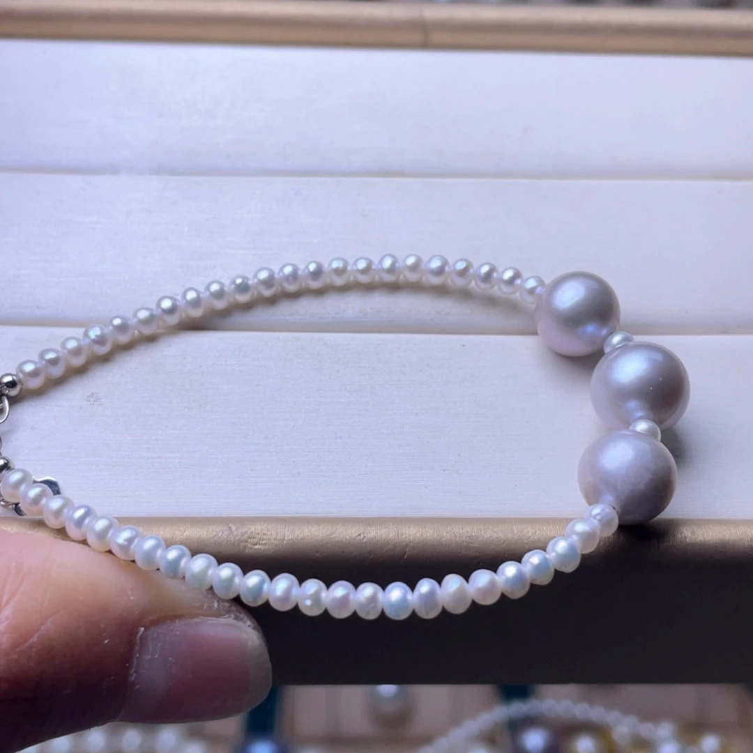 银S925镶嵌其他 淡水珍珠