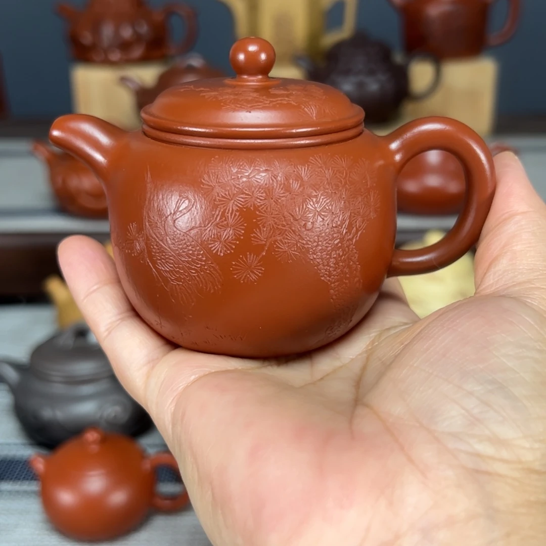 茶壶紫砂聽*匏尊朱泥