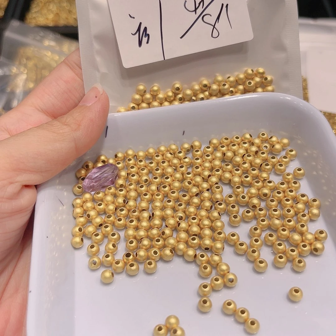 紫晶珠宝半成品银S925镀金镶嵌43