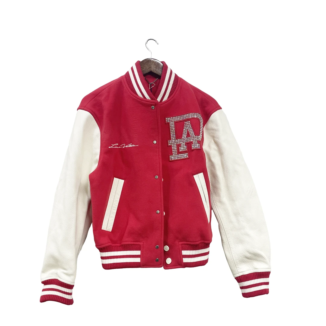 99新 LouisVuitton/路易威登 青奢荟/44码/红色棒球服外套//72348