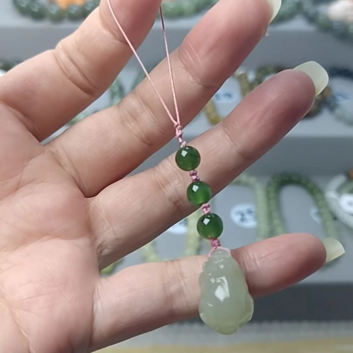 手链未镶嵌和田玉（糖玉）