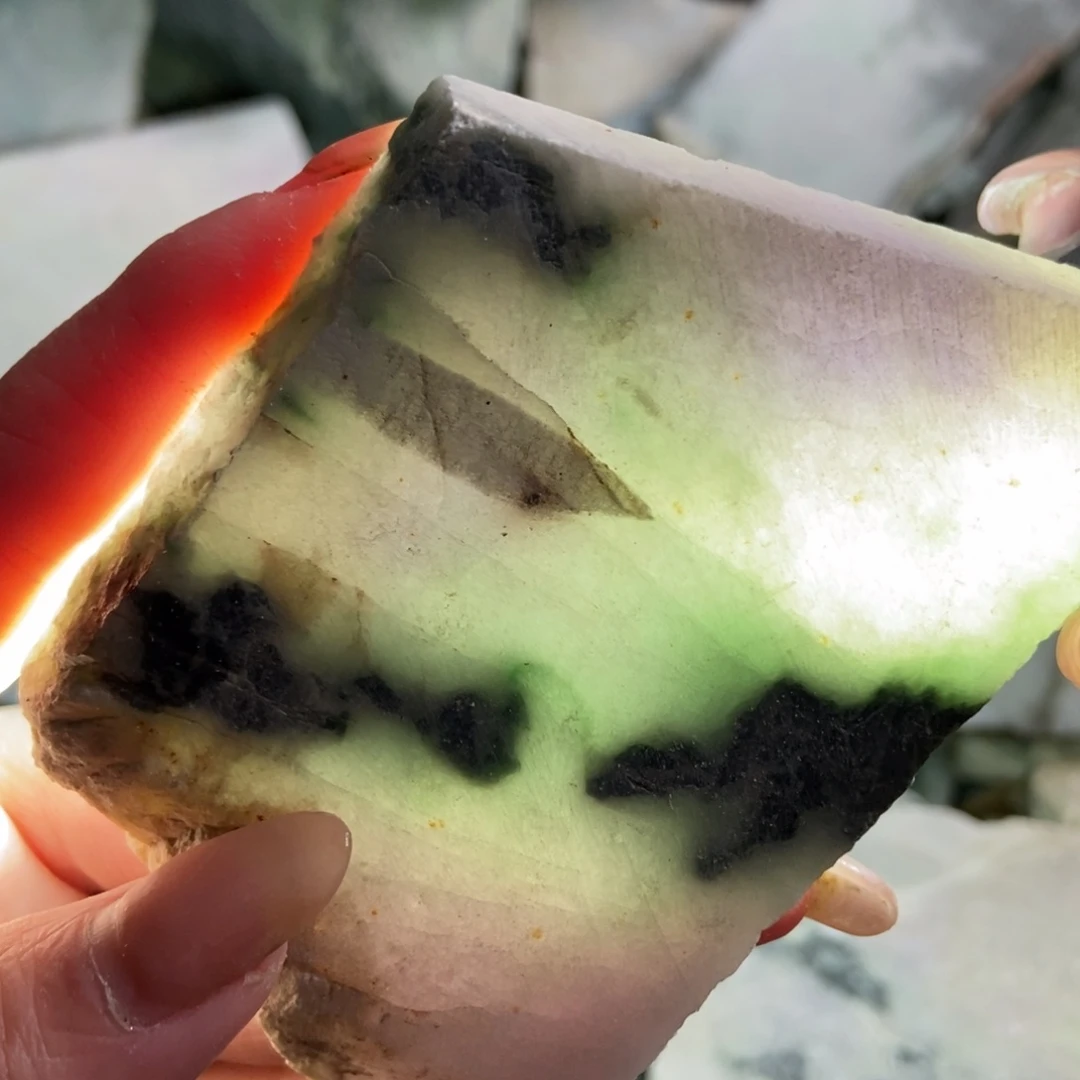 翡翠未镶嵌挂件天然翡翠