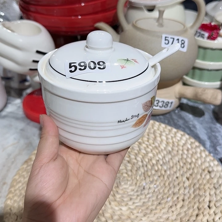 瓷片微瑕陶瓷满15包邮5909