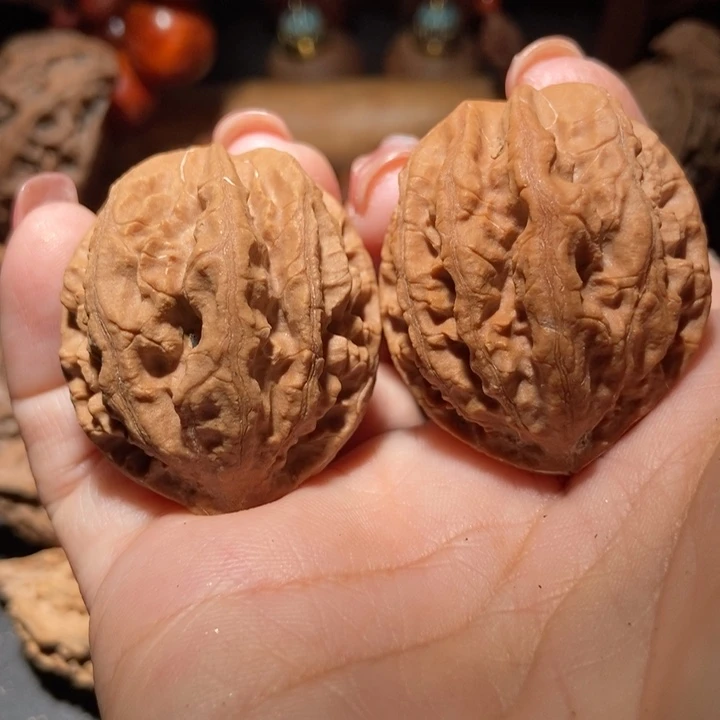 把件文玩核桃东北楸子小雪41