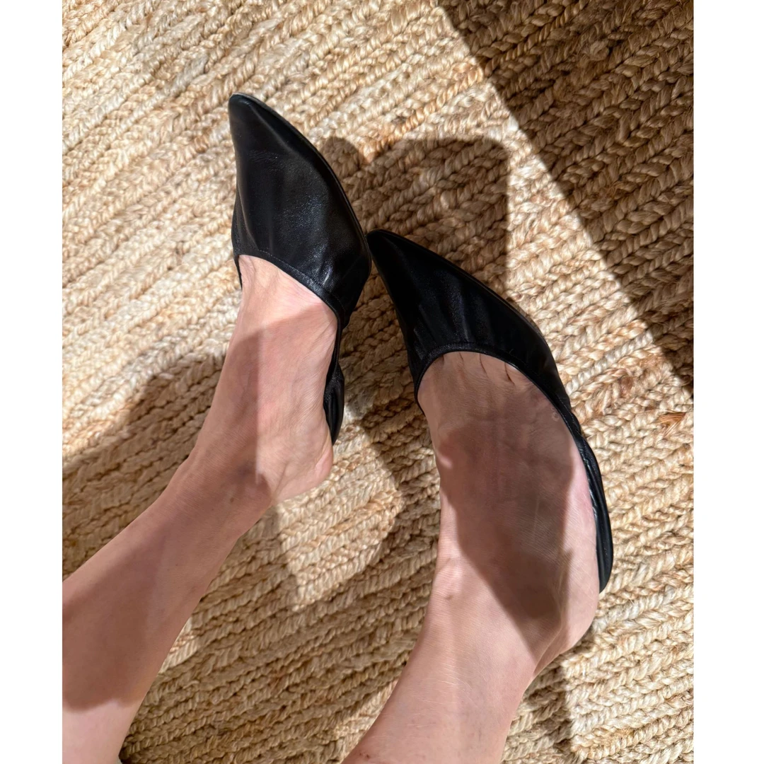 COCOLINDA| ’ROW风‘羊皮猫跟鞋‘两用穿’X2580