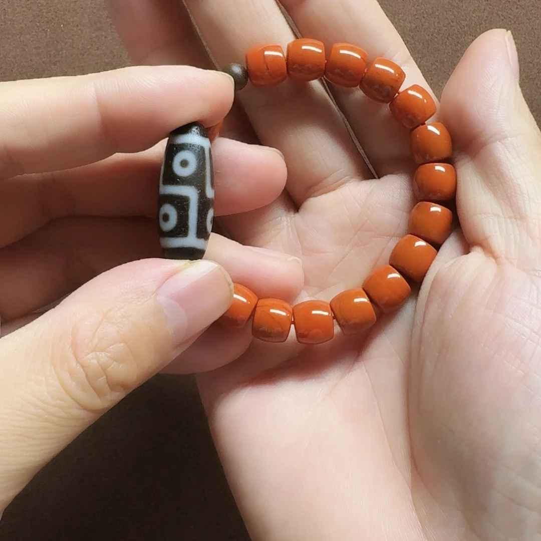 英***平玛瑙/玉髓未镶嵌手链