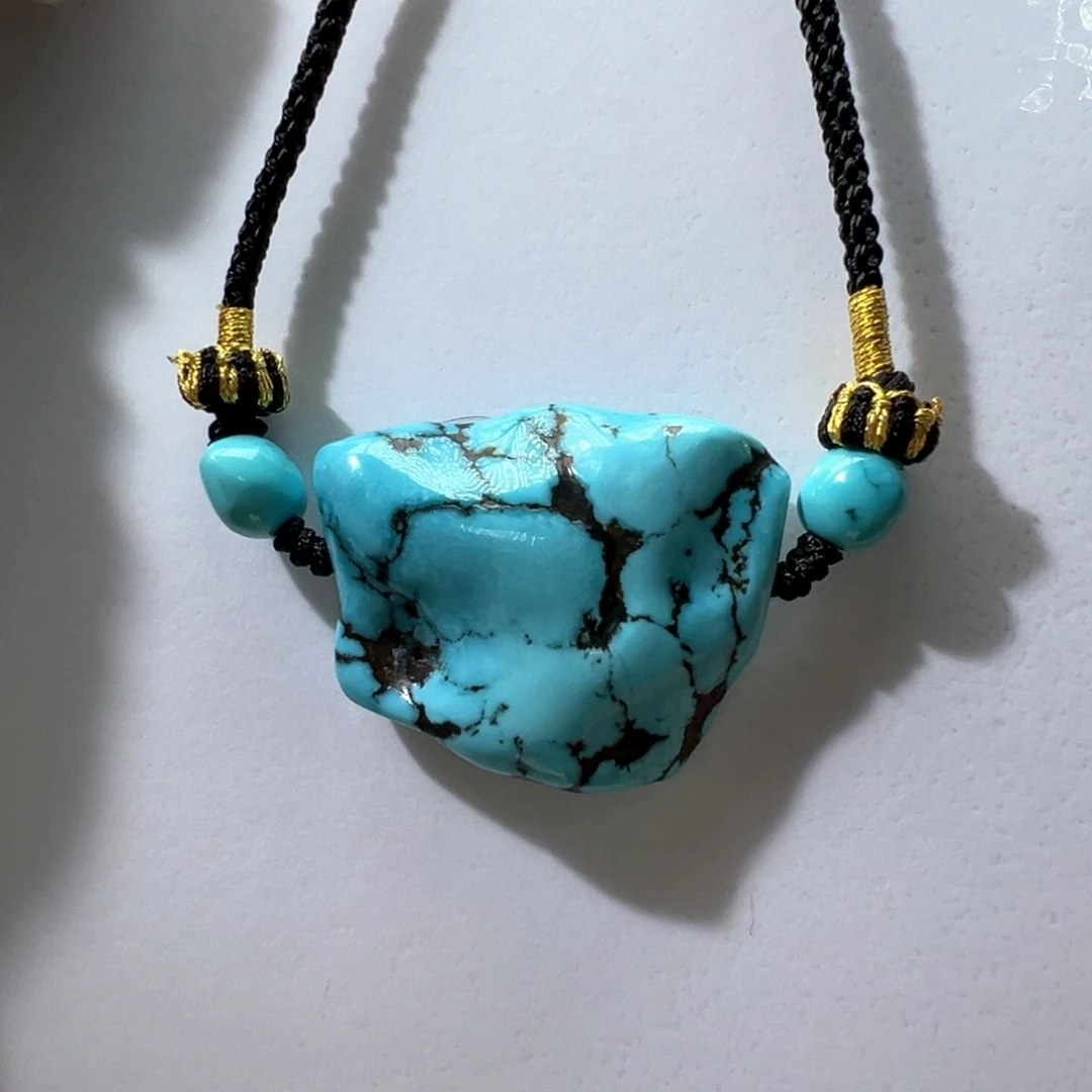 绿松石未镶嵌挂件