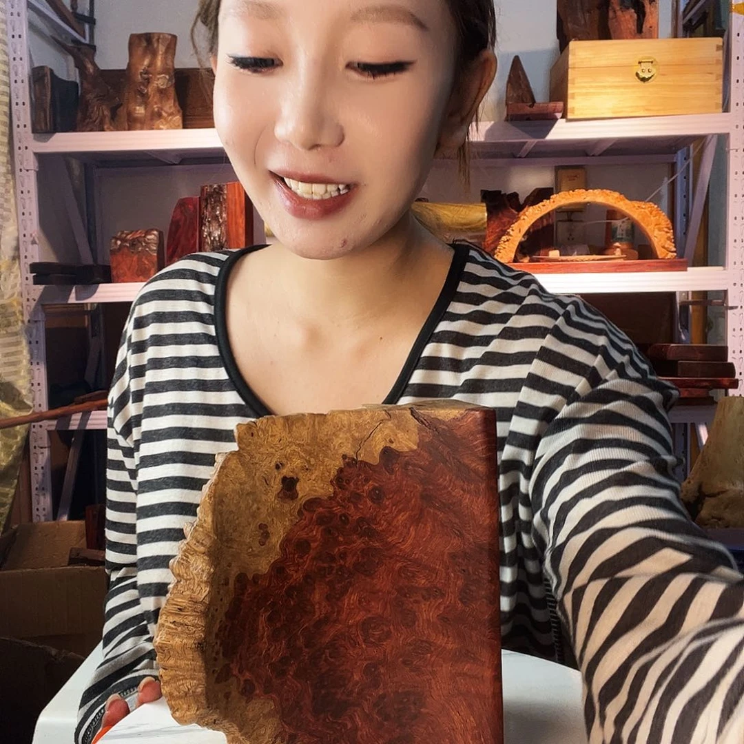 紫檀木类端景台A****杆