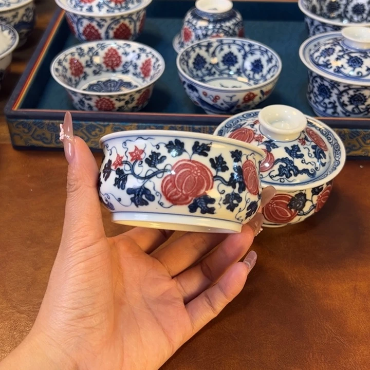 瓷片景德镇陶瓷手工手绘