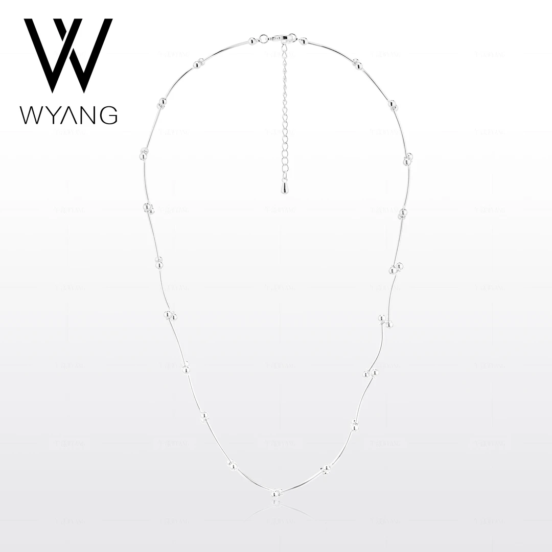 WYANG午漾 轻奢小众不规则交叉项链F873