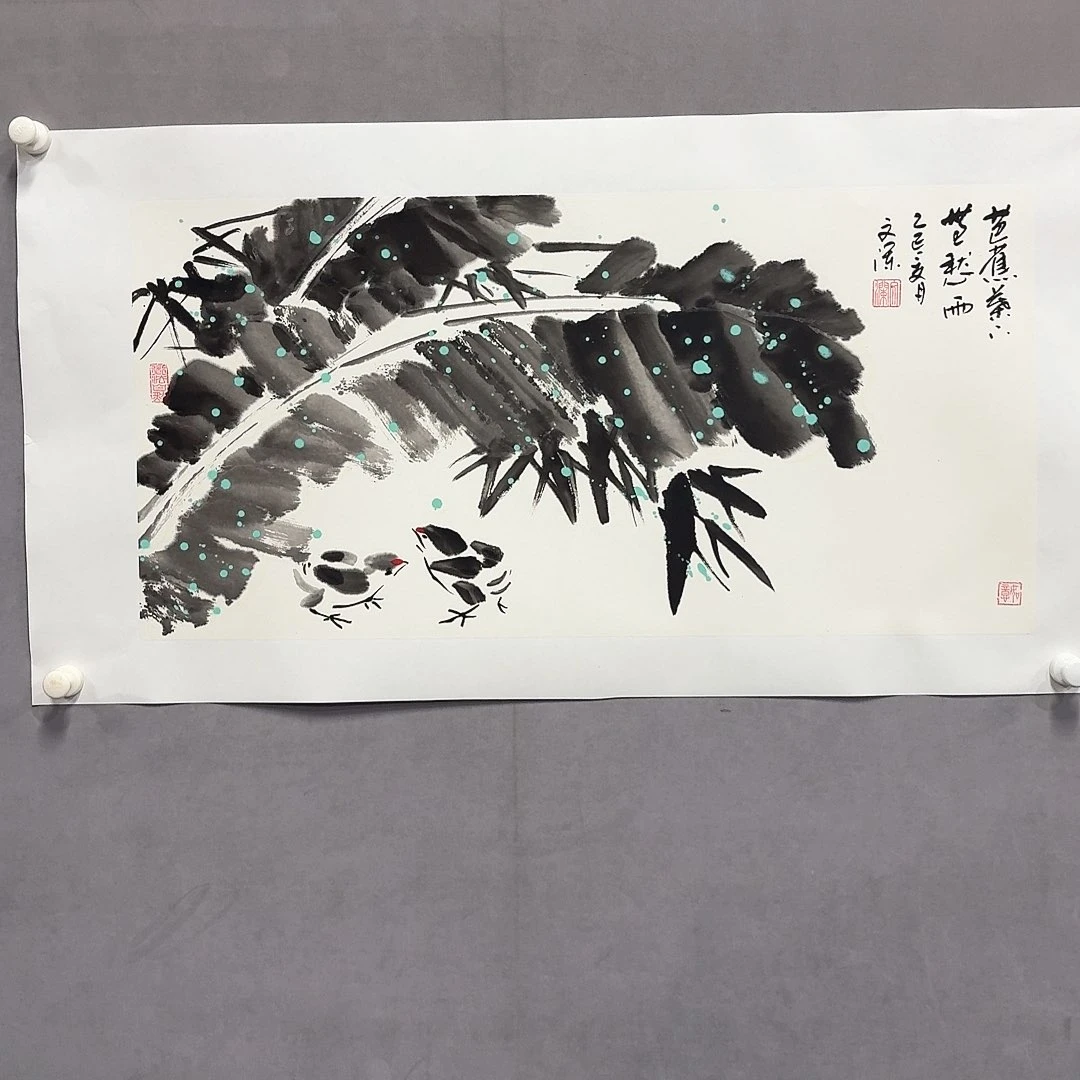 国画亲笔手绘放心去藏