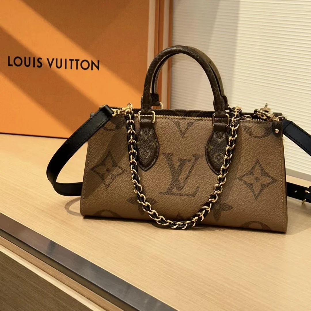 全新未使用 LouisVuitton/路易威登 onthego west横版托特包 全套