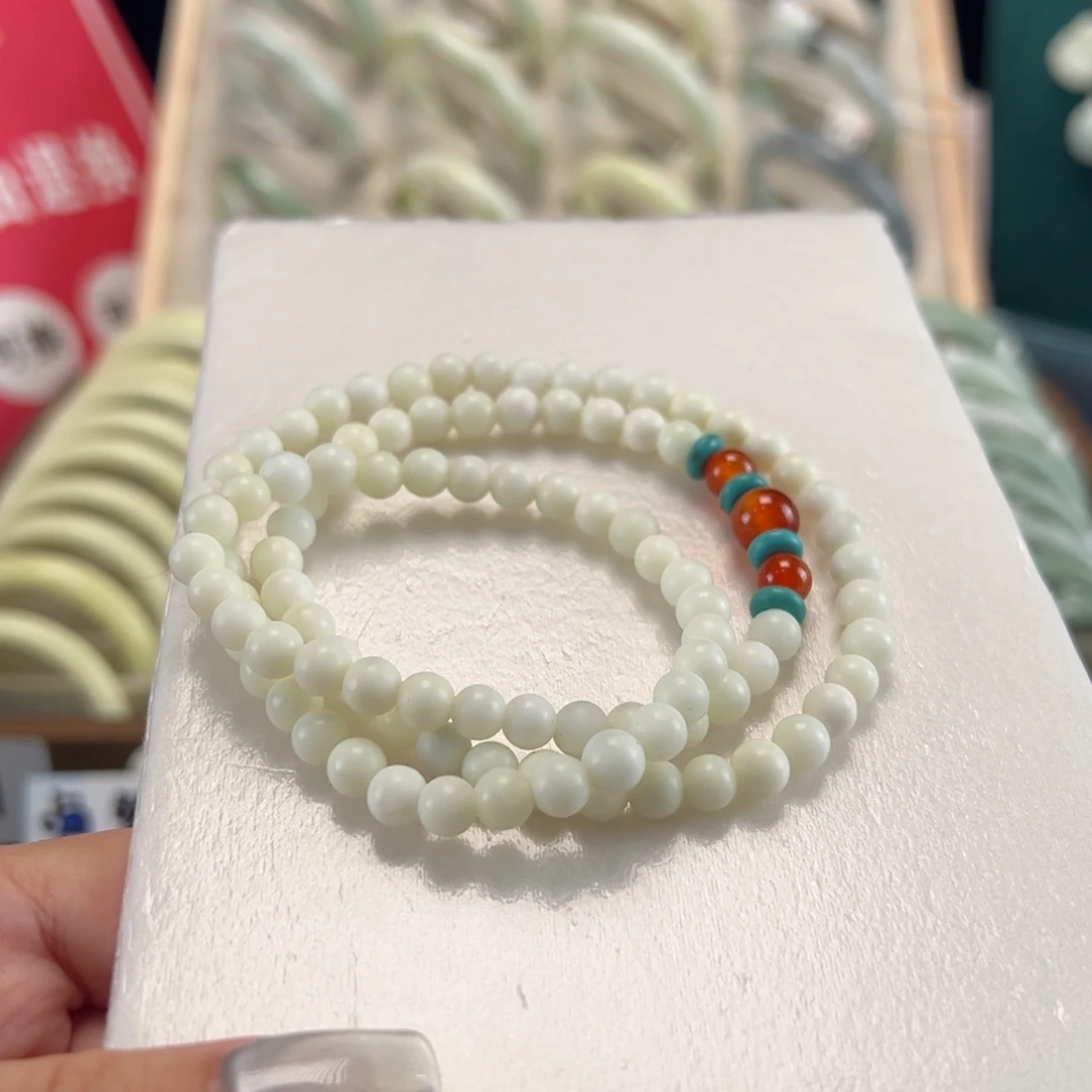 蓝田玉（蛇纹石化大理石玉）手镯未镶嵌