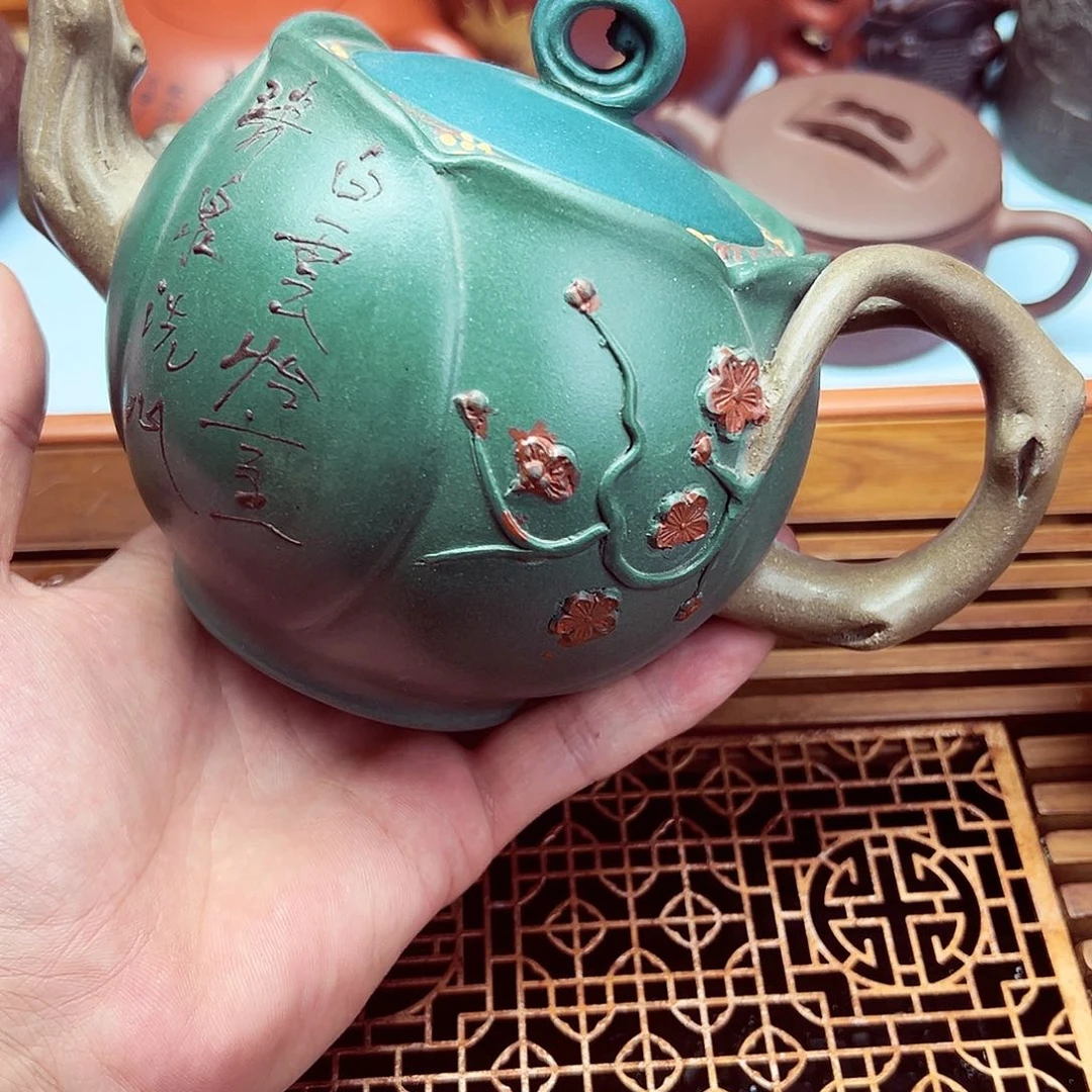 茶壶紫砂450毫升宜兴原矿紫砂壶手工制作