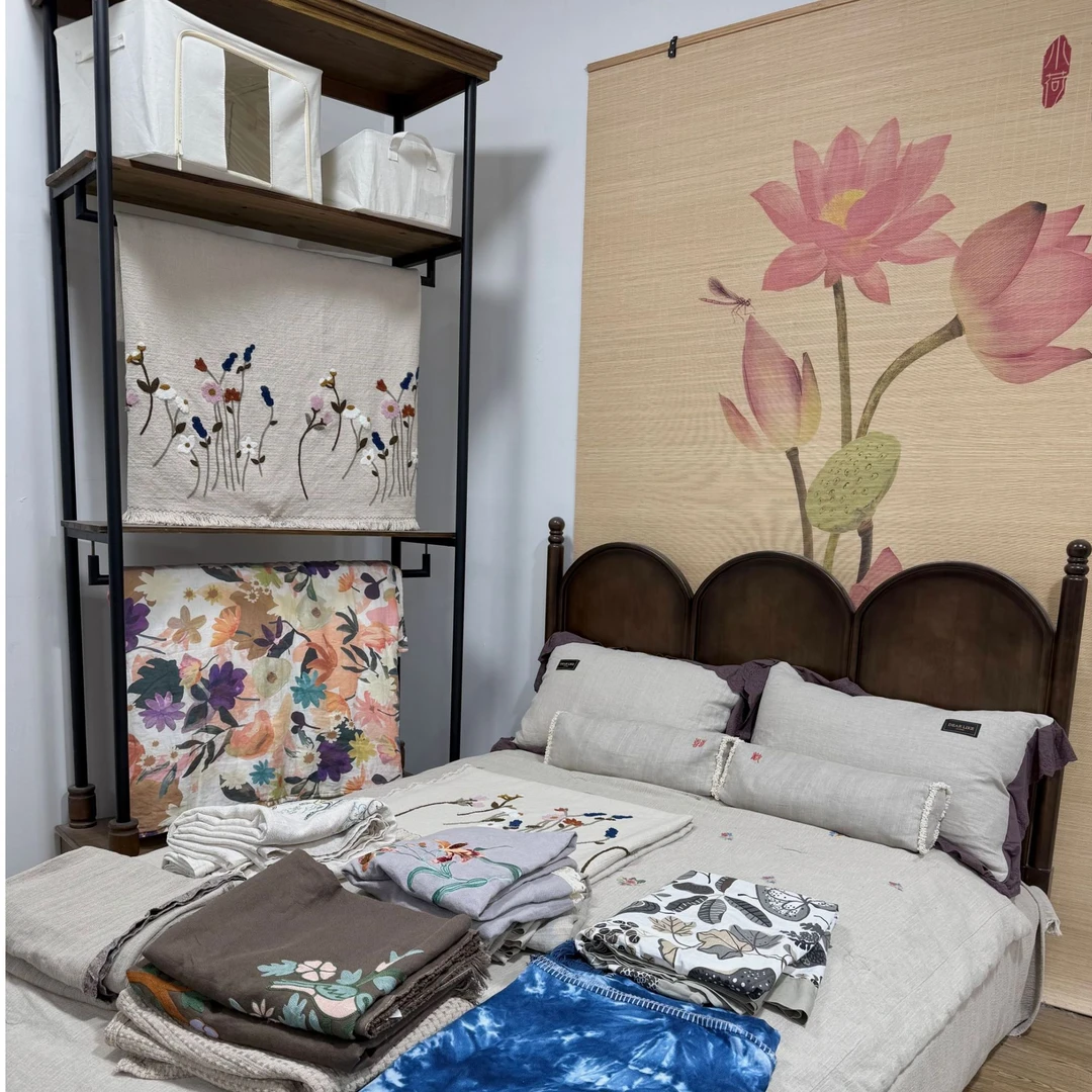 （雅婷麻世界）中式手工麻料汉麻床上用品  粗纤维麻料衣服孤品