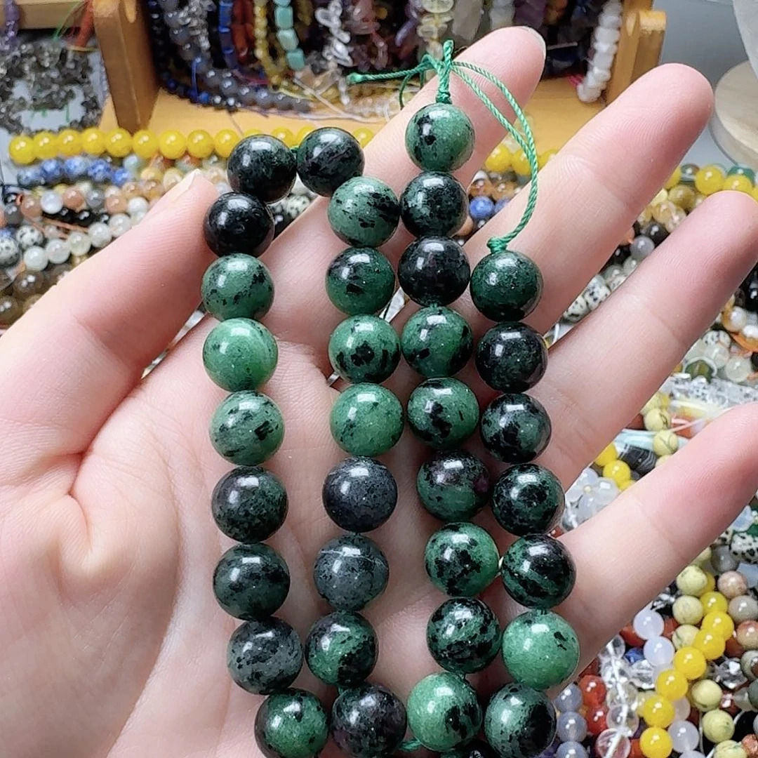 未镶嵌玛瑙/玉髓珠宝半成品卡10红绿宝一条